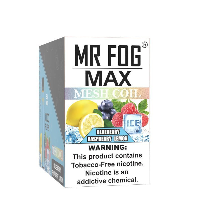 Mr Fog Max Blueberry Raspberry Lemon – 1000 Puffs - Image 3