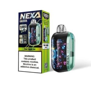Sour Apple Ice Nexa Ultra 50k Puffs Disposable Vape