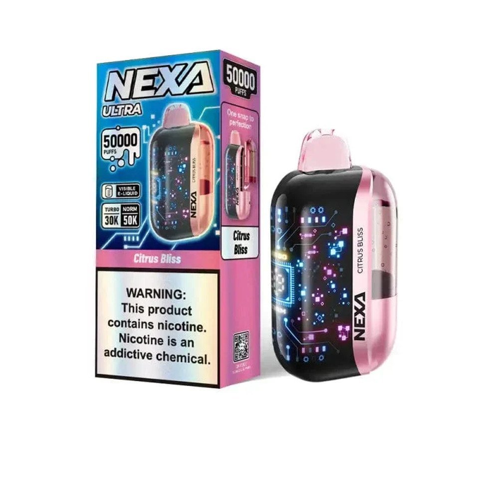 Nexa Ultra Citrus Bliss 50k puff Disposable Vape