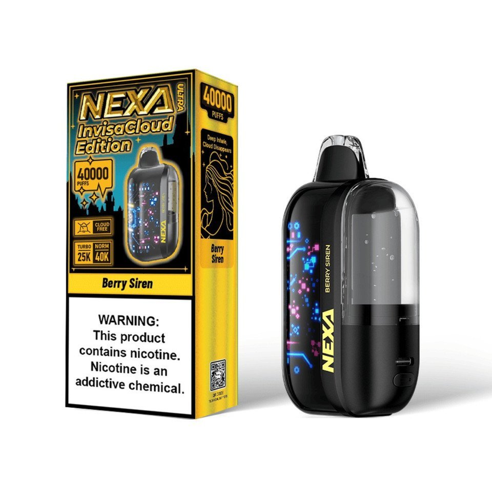 Berry Siren (Invisa Cloud Edition) - Nexa Ultra 50,000 Puffs 20ml Disposable