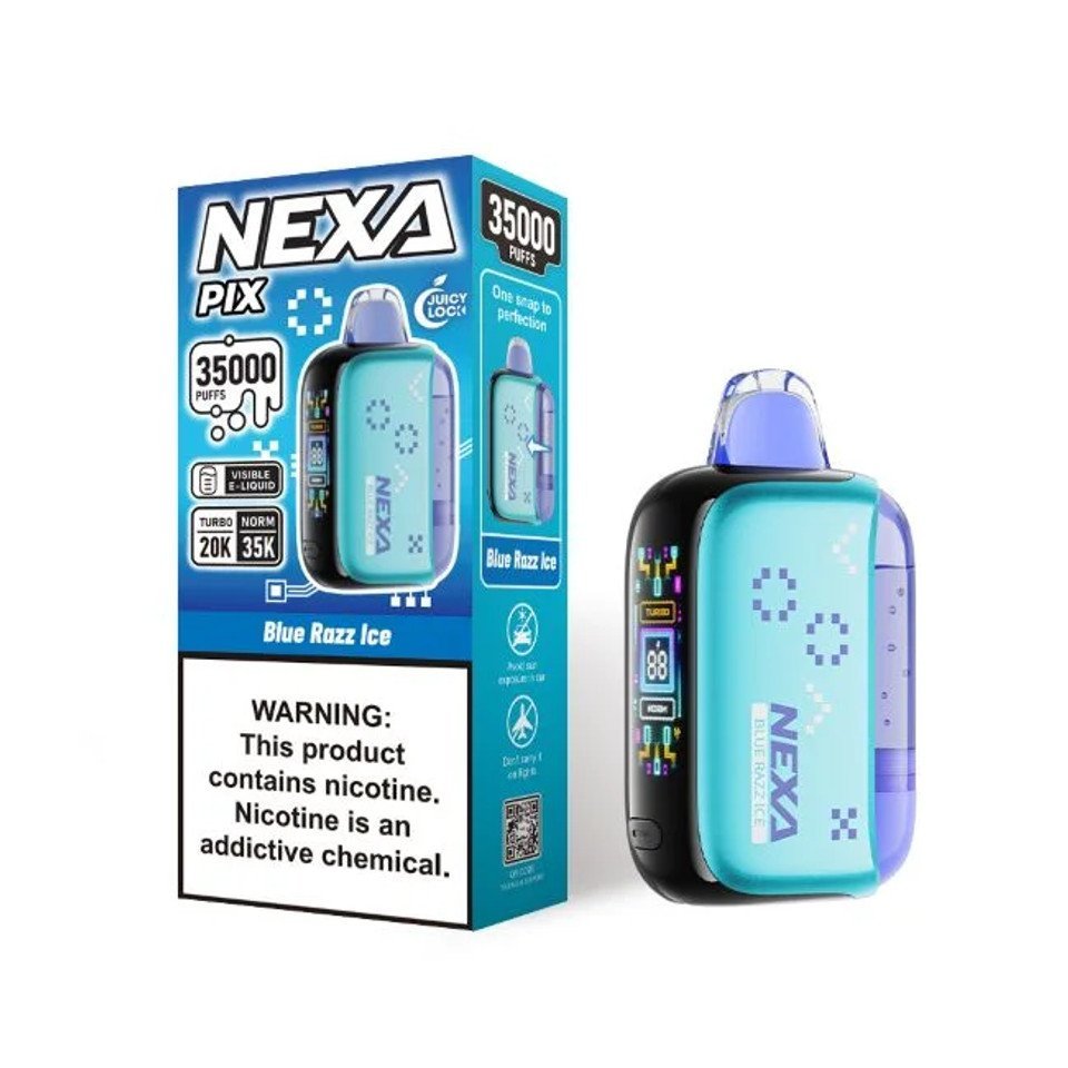Blue Razz Ice - Nexa Pix 35K Puffs Disposable Vape