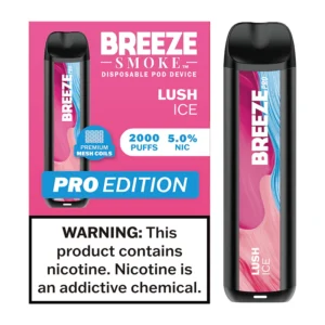 Lush Ice - Breeze Pro 2000 Puffs - 5% NIC - Disposable Vape