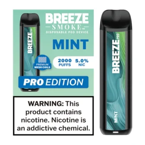 Mint - Breeze Pro 2000 Puffs - 5% NIC - Disposable Vape