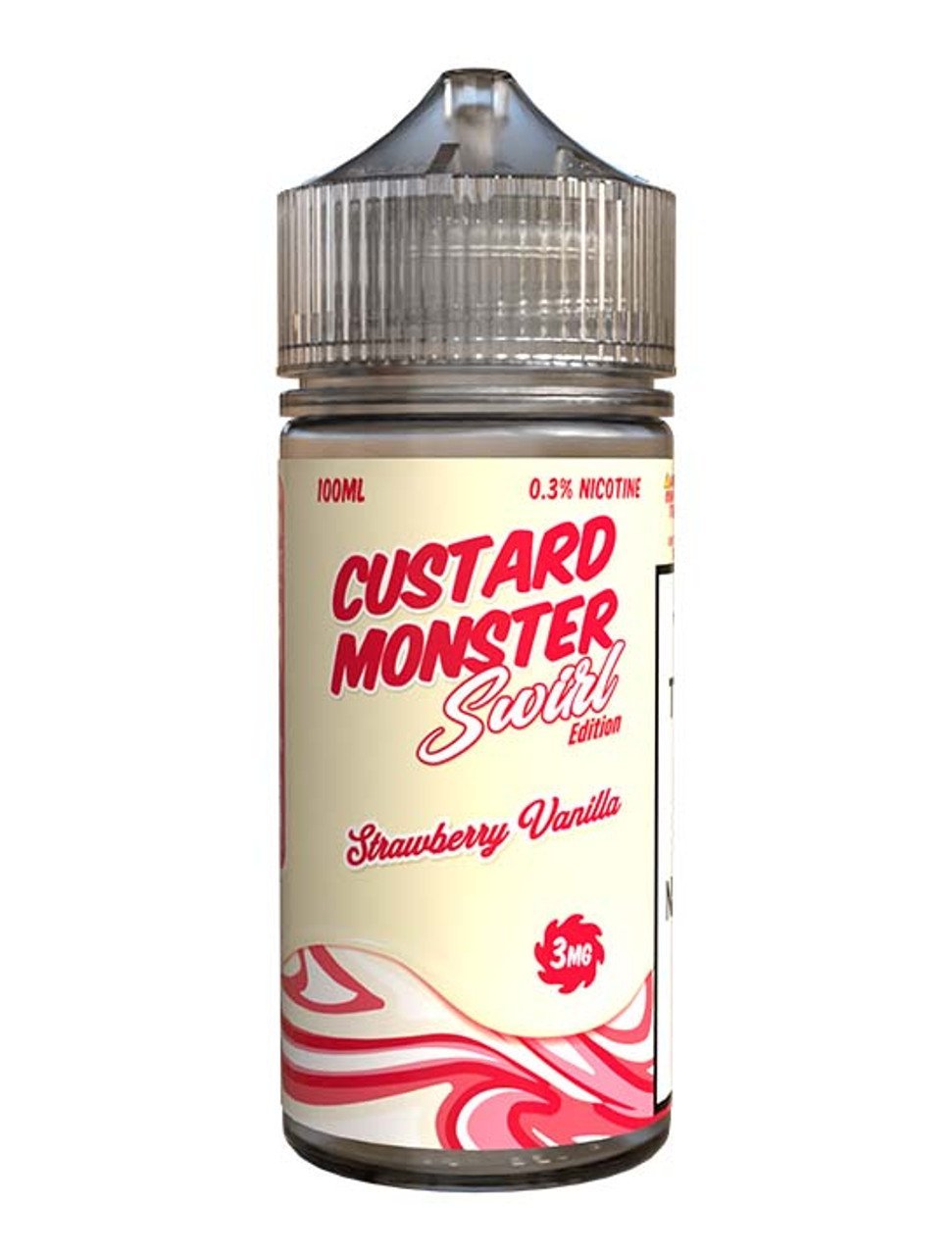 Strawberry Vanilla Custard Monster E-Liquid Swirl Edition - 100mL