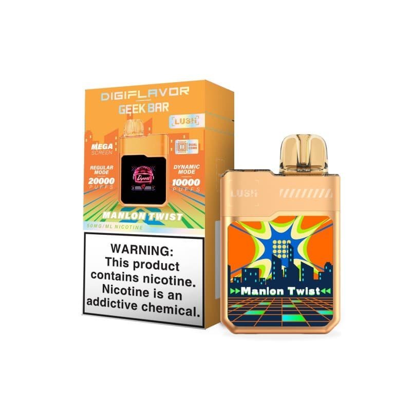 Geek Bar Manlon Twist DigiFlavor LUSH 20K Disposable Vape