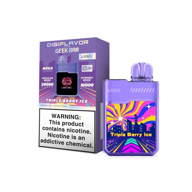 Geek Bar Triple Berry Ice Digi Lush Box 20000 Puffs - Disposable Vape
