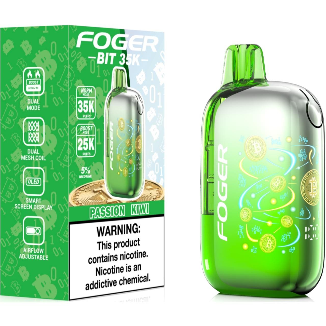Foger Bit 35K Passion Kiwi Disposable Vape