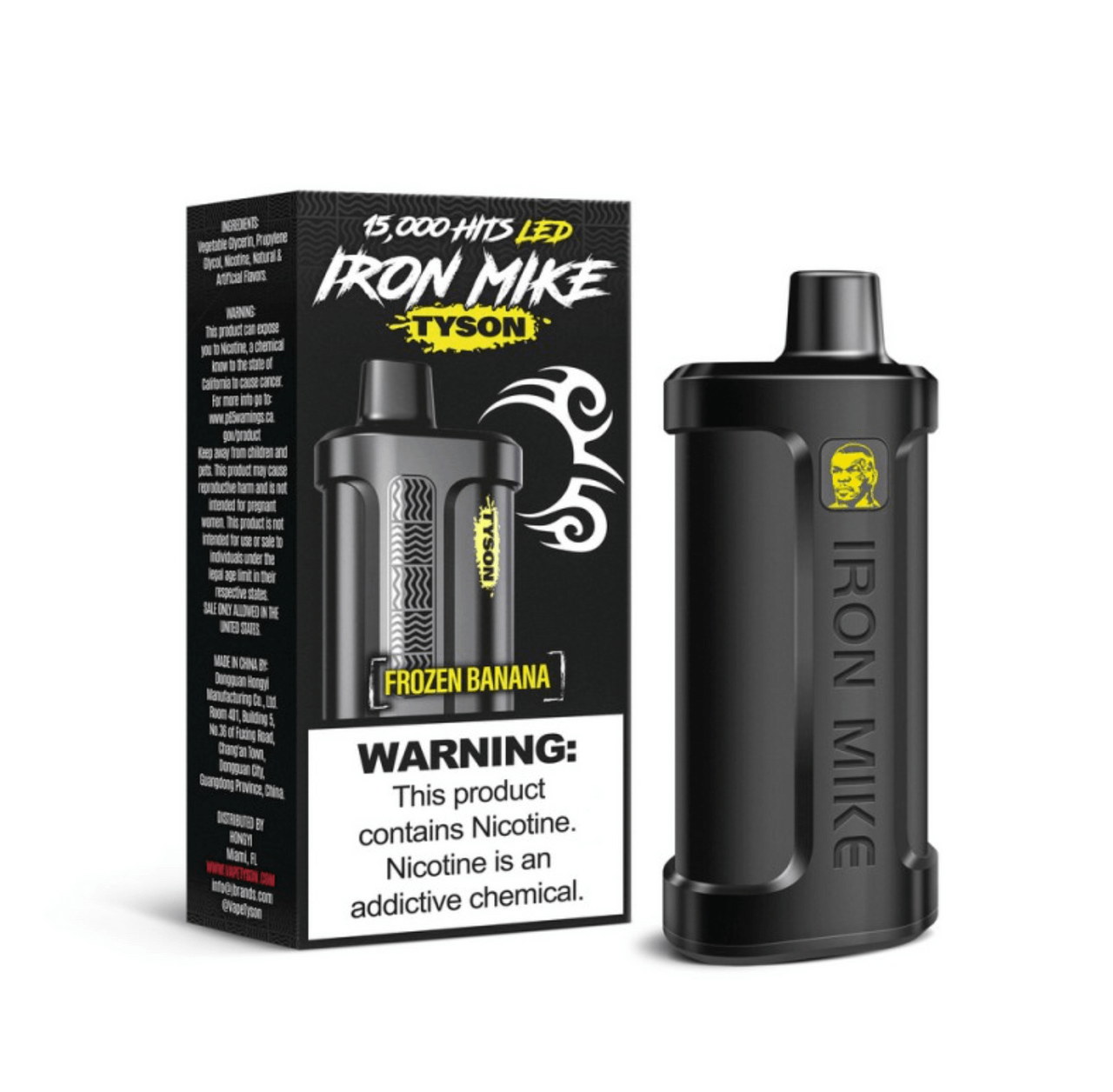 Frozen Banana Iron Mike Tyson 2.0 15K Disposable Vape