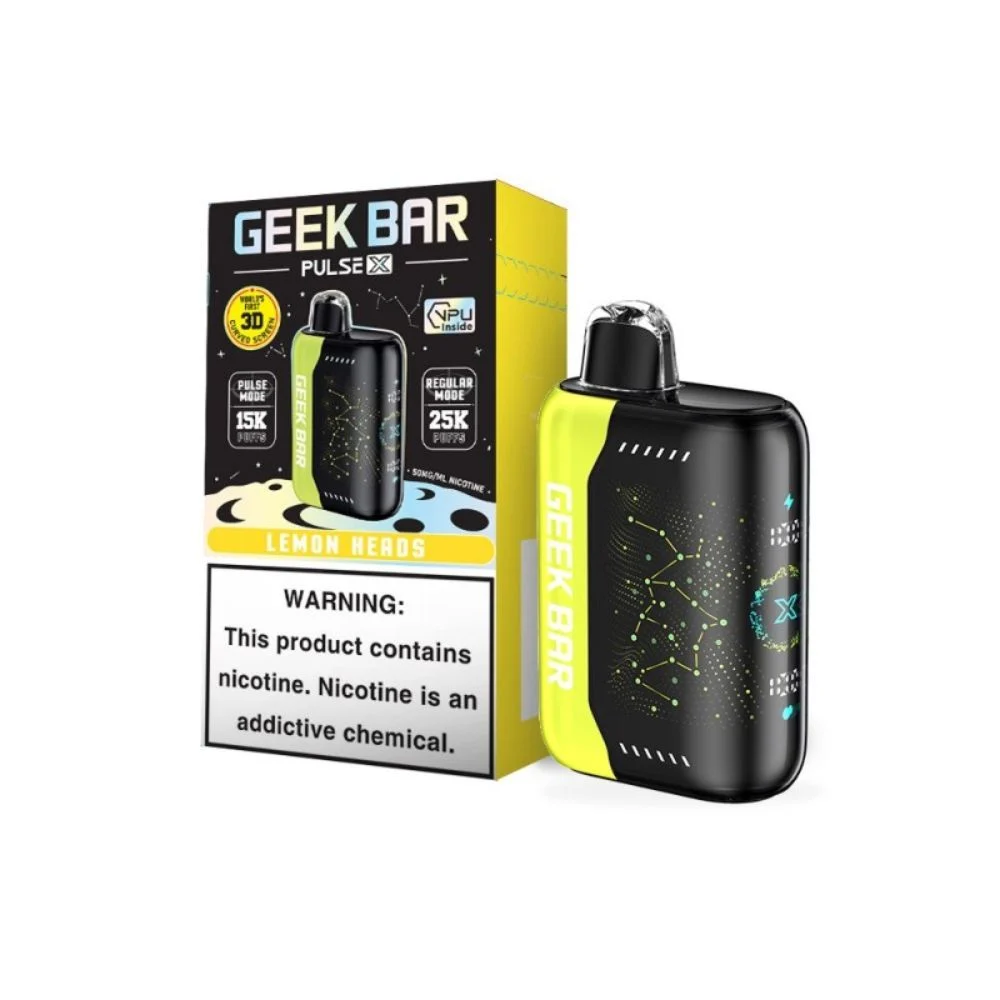 Lemon Heads Geek Bar Pulse X 25k Puffs Disposable Vape