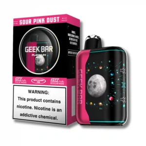 Sour Pink Dust Geek Bar Pulse X 15000 Puffs Disposable Vape