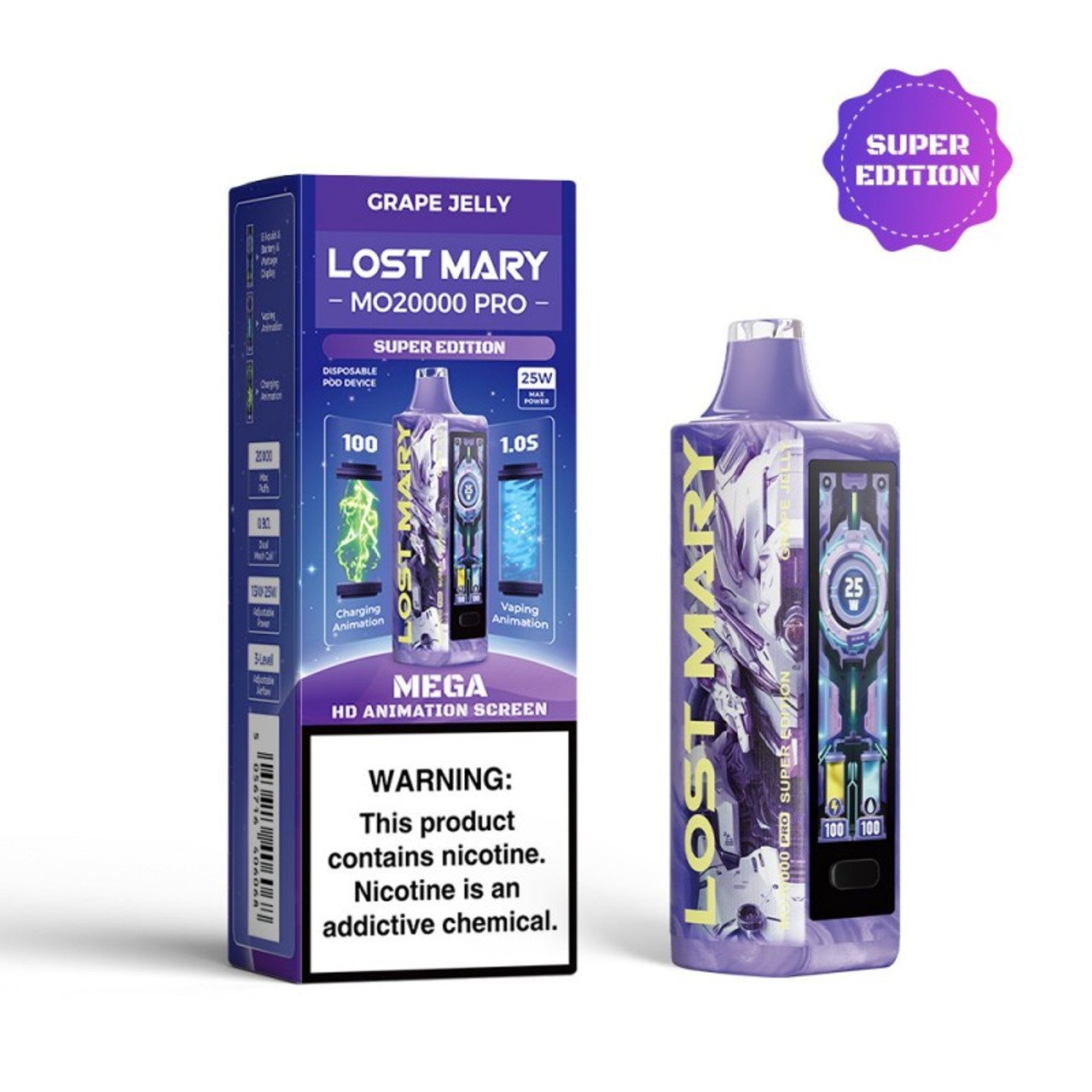 Grape Jelly Lost Mary Vape MO20000 Pro – Disposable