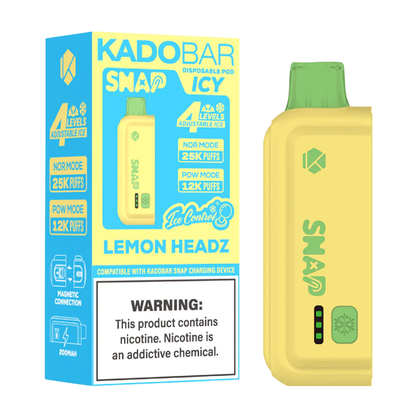 Lemon Heads Kado Bar Snap Icy Disposable Pod - 25k Puffs