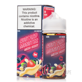 Custard Monster Mixed Berry E-Liquid - 100mL