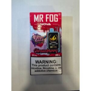 Strawberry Mr Fog Nova 36000 Puffs Disposable Vape (Bubble Gang)
