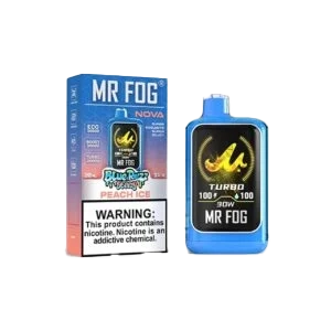 Peach Ice Mr Fog Nova Steezy Edition 36K Disposable Vape