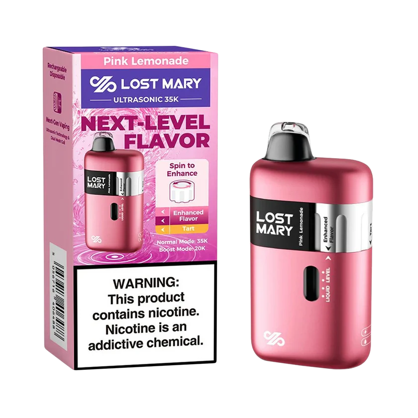 Pink Lemonade Lost Mary Ultrasonic 35000 Puffs Disposable Vape