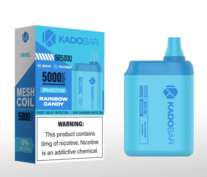 Kado Bar Rainbow Candy 0% Nicotine – 5000 Puffs