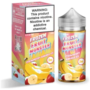 Strawberry Banana Ice - (ICED) Frozen Fruit Monster E-Liquid 100ML