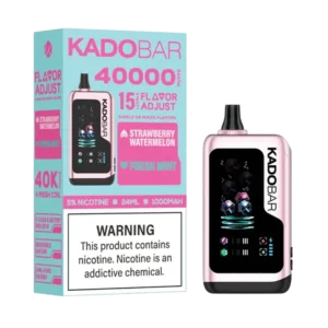 Kado Bar x Adjust Strawberry Watermelon + Fresh Mint NI40K Ice + Nic Control