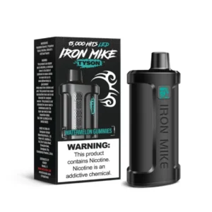 Watermelon Gummies Iron Mike Tyson 2.0 15K Disposable Vape