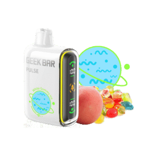 Geek Bar Pulse White Gummy Ice 15000 Puffs Disposable Vape