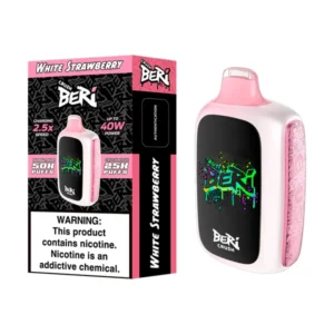 White Strawberry Beri Crush 50K Puffs Disposable Vape