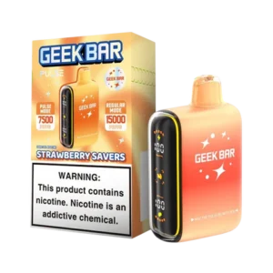 Strawberry Savers Geek Bar Pulse Savers Edition Disposable Vape - 15K Puffs