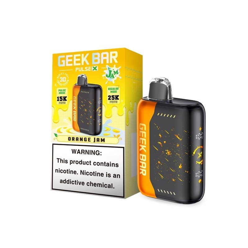 Orange Jam Geek Bar Pulse X 25K Disposable Vape (Jam Edition)