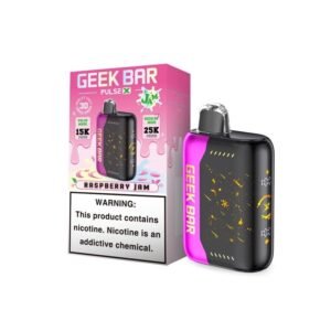 Raspberry Jam Geek Bar Pulse X 25K Disposable Vape (Jam Edition)