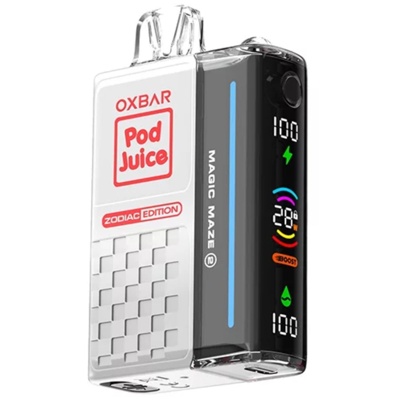 Clear Red Oxbar Pod Juice Magic Maze 2.0 (Zodiac Edition) - 30,000 Puffs